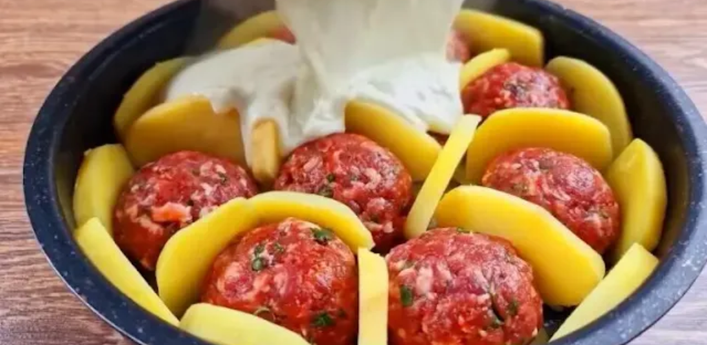 Boulettes de viande au fromage et pommes de terre Je fais ça chaque