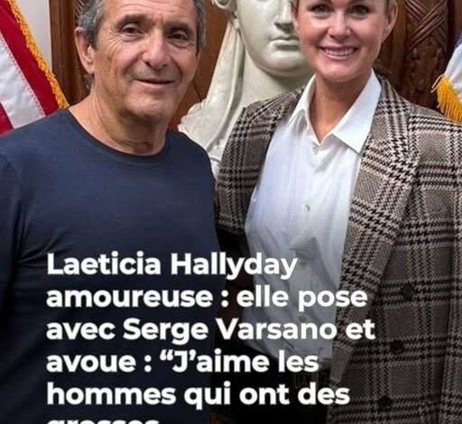 Laeticia Hallyday Amoureuse Elle Pose Avec Serge Varsano Son Nouveau 
